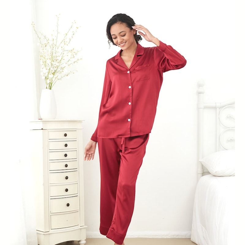 RachelSilk Simple Silk Pajamas For Women