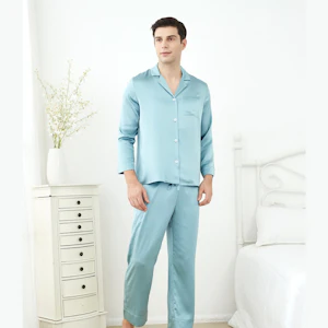 RachelSilk Simple Silk Pajamas For Men