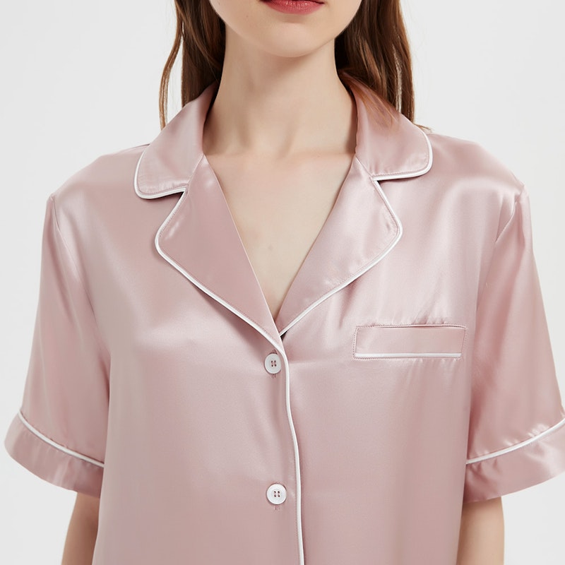 22 Momme Summer Women Short Silk Pajamas