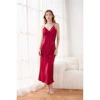 Full Length Silk Slip Dress Nightgown Color
