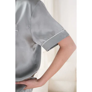 Women Classic Piping Short Pajama Set