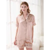Women Classic Piping Short Pajama Set Color