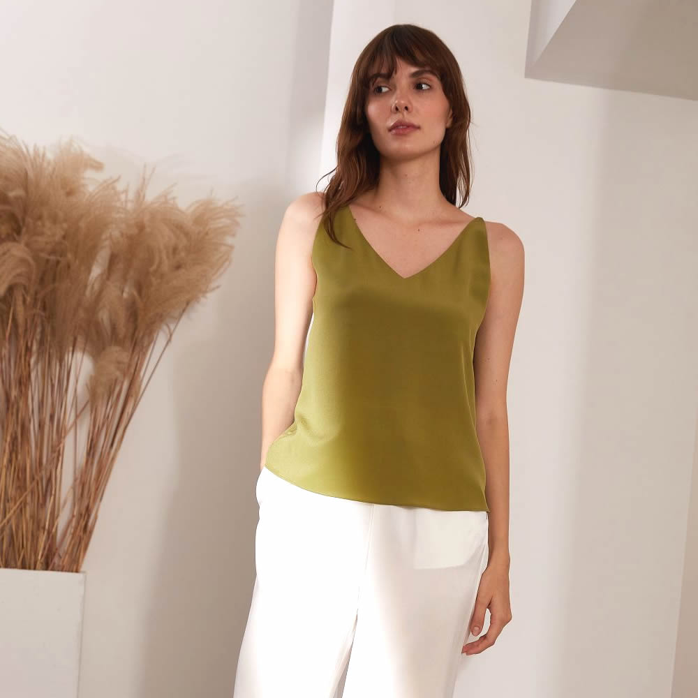 Luxury Artisan Silk Camisole for Women - Washable Natural Mulberry